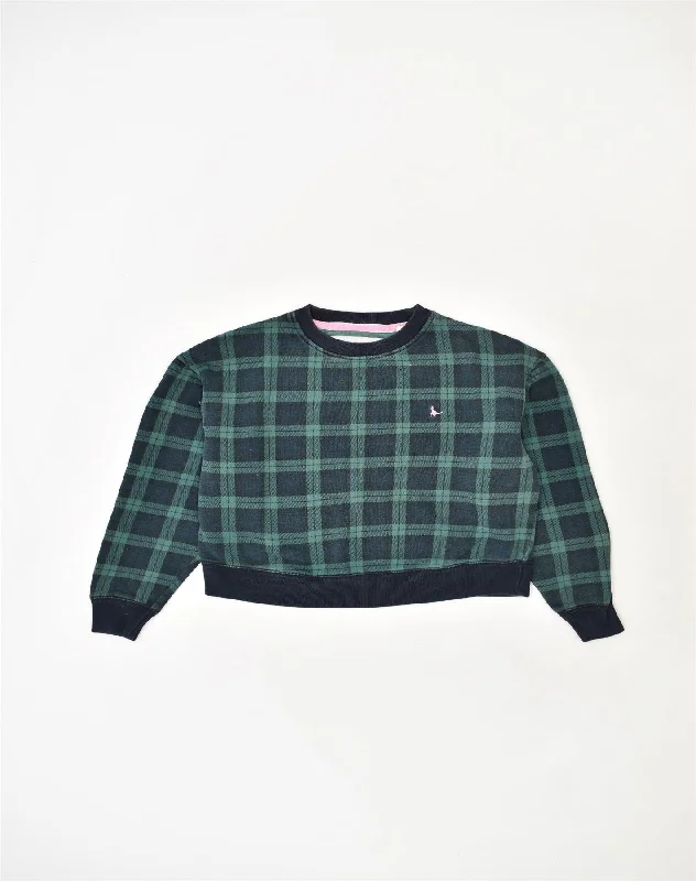 Customer Appreciation Sale slim fit hoodieJACK WILLS Womens Sweatshirt Jumper US 8 Medium Green Check Cotton Customer Appreciation Sale slim fit hoodieJACK WILLS Womens Sweatshirt Jumper US 8 Medium Green Check Cotton